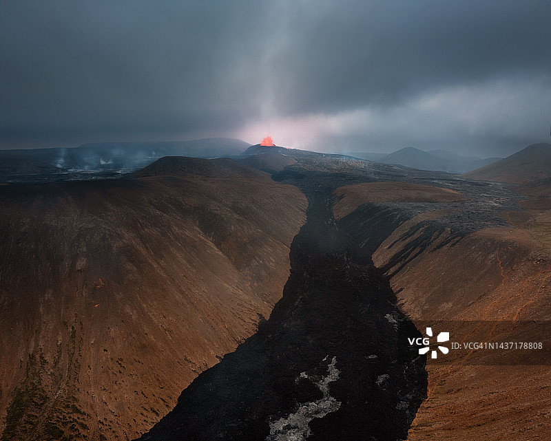 法格拉达尔斯火山图片素材
