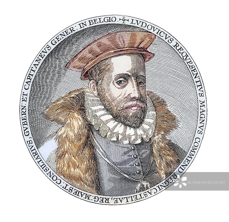 Luis de Requesens y Zúñiga，西班牙将军水手外交官政治家图片素材