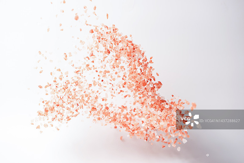 飞扬的喜马拉雅粉色岩盐图片素材