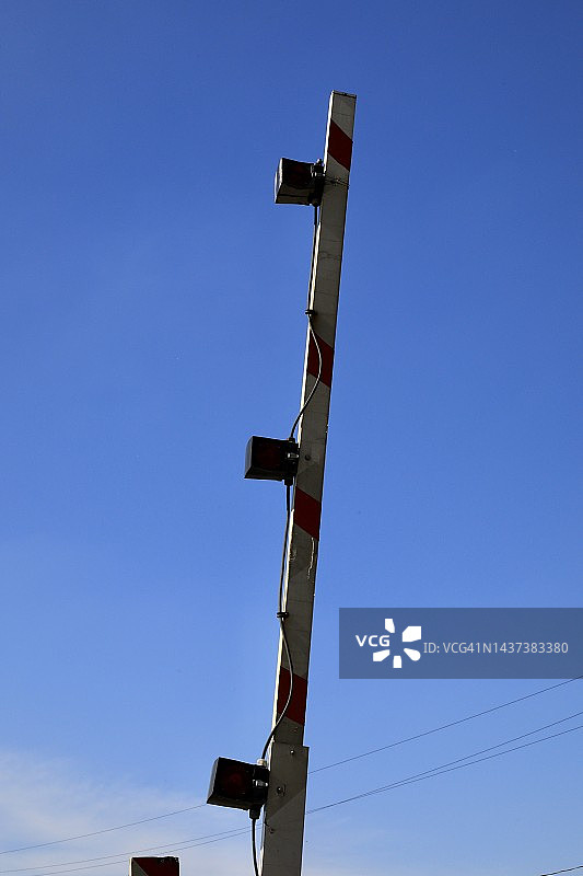 可移动开启桥的横杆图片素材