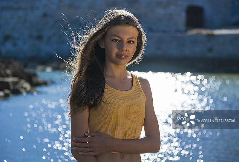 年轻的少女图片素材