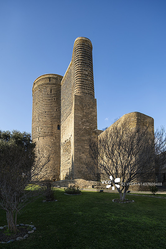 阿塞拜疆巴库老城建筑图片素材