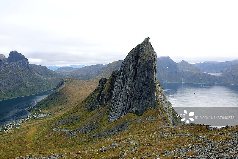 在塞尼亚岛徒步旅行图片素材
