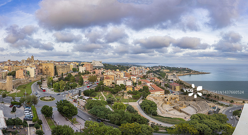 塔拉戈纳全景图片素材