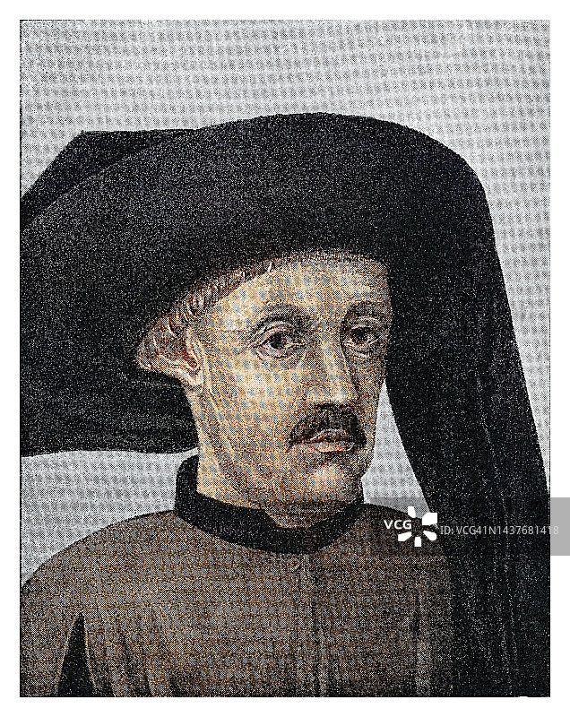 航海家亨利王子肖像，葡萄牙帝国早期和15世纪欧洲海上发现与扩张的核心人物图片素材