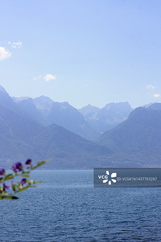 瑞士里维埃拉蒙特勒图片素材