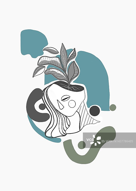 孕育您的想法：创新概念插画图片素材