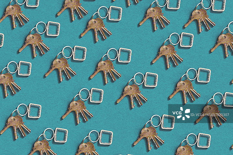 钥匙无缝图案图片素材