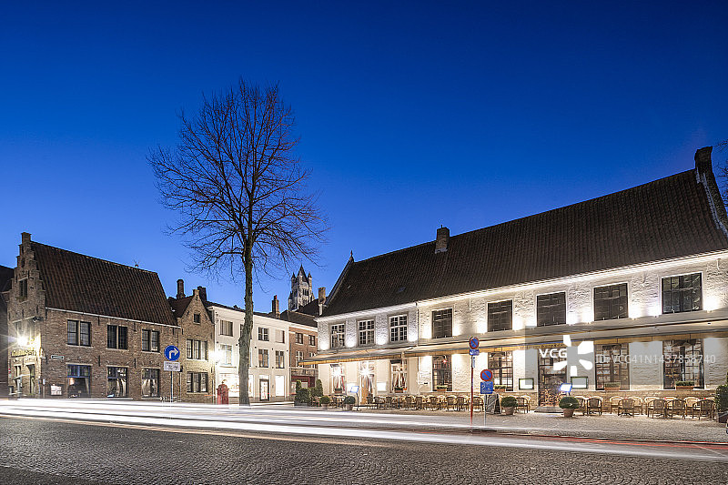 比利时布鲁日的市政厅图片素材