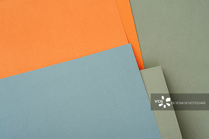 通用彩色背景，文本图片背景，纸质底纹，留白区域，橙色、灰色和绿色调图片素材