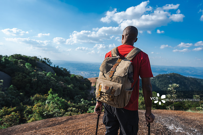 登山背包客图片素材