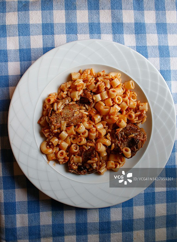 希腊牛肉意面（克里特岛风味）图片素材