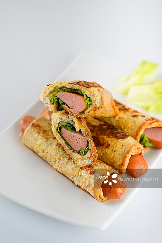 墨西哥卷饼特写图片素材