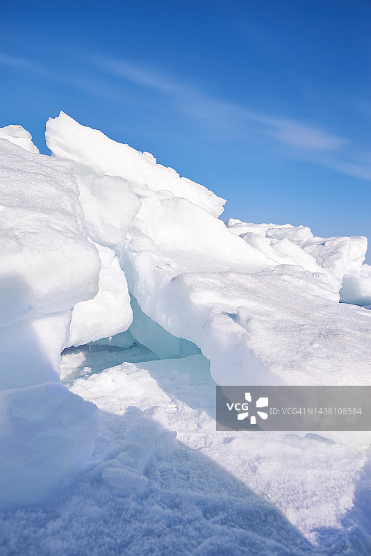 海冰特写图片素材