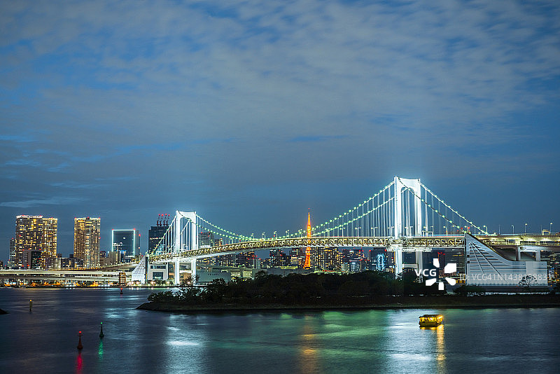 东京夜景：台场图片素材