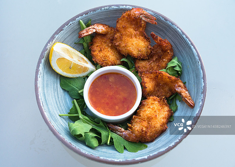 开曼群岛大开曼岛的椰子虾图片素材