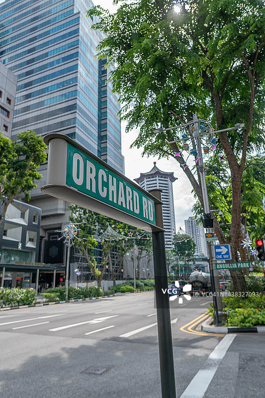 新加坡城市公路图片素材