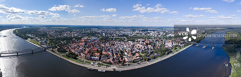 波兰托伦的街头建筑图片素材