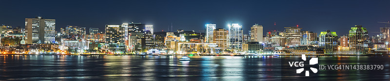 哈利法克斯天际线全景图片素材