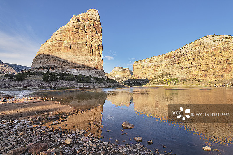 恐龙国家纪念碑的蒸汽船岩石图片素材