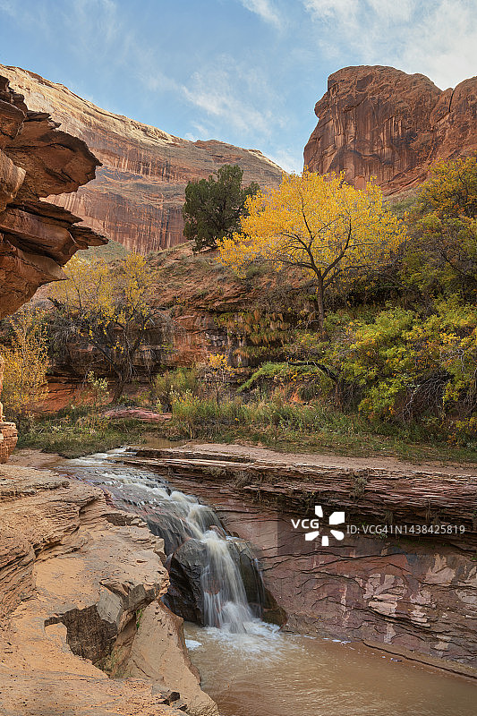 郊狼峡谷瀑布图片素材