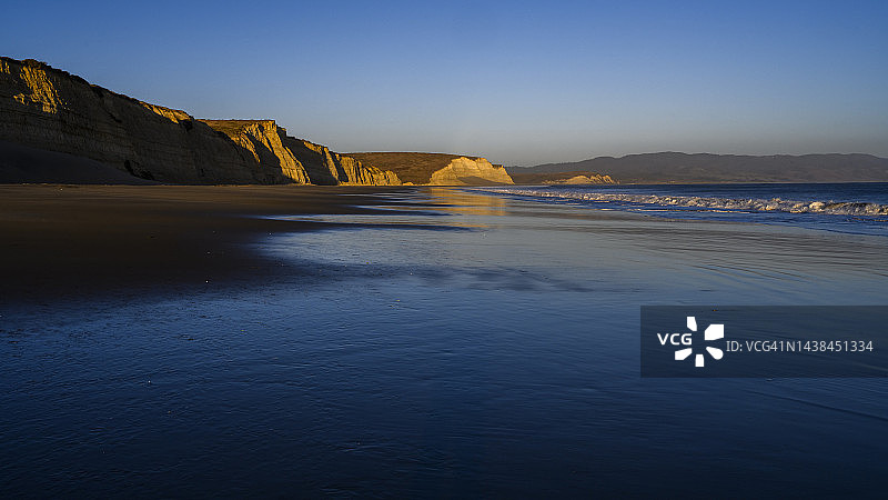 德雷克斯海滩，雷耶斯角国家海岸，加利福尼亚州图片素材