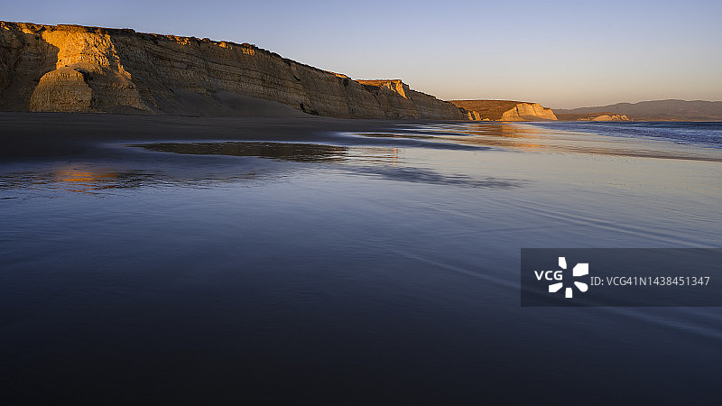 德雷克斯海滩，雷耶斯角国家海岸，加利福尼亚州图片素材
