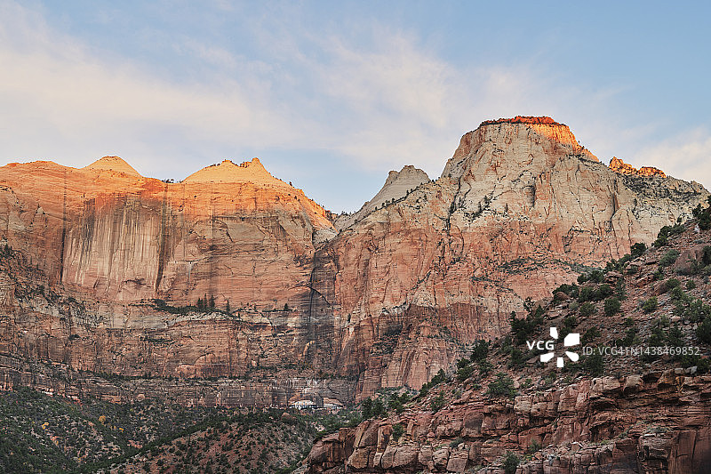 维尔京锡安国家公园塔图片素材