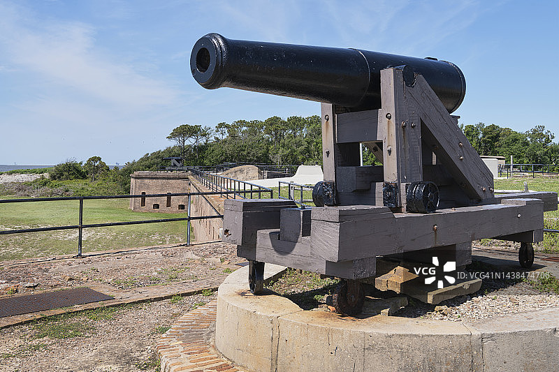 盖恩斯堡，阿拉巴马州多芬岛图片素材