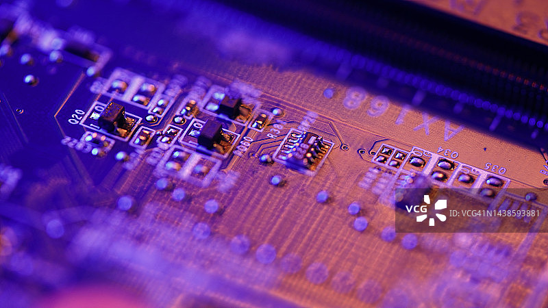半导体和电路板图片素材