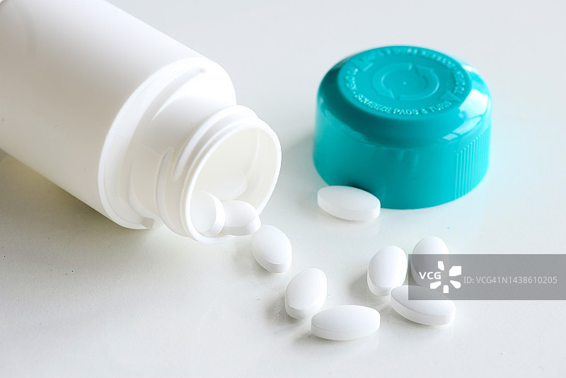 钙和维生素D补充剂图片素材