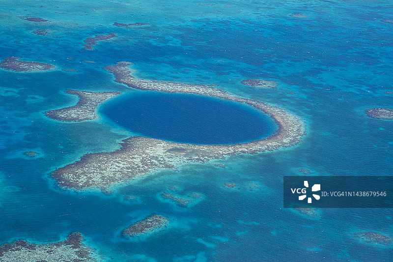 伯利兹大蓝洞图片素材