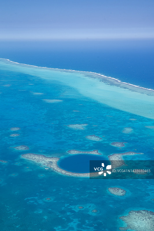 伯利兹大蓝洞图片素材