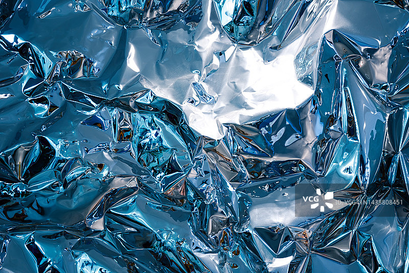 褶皱铝箔纹理图片素材