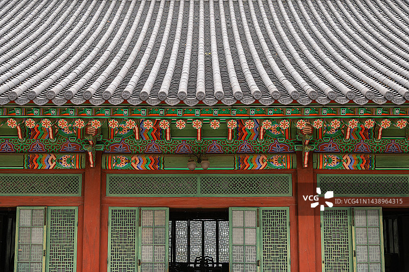 韩国首尔景福宫建筑图片素材