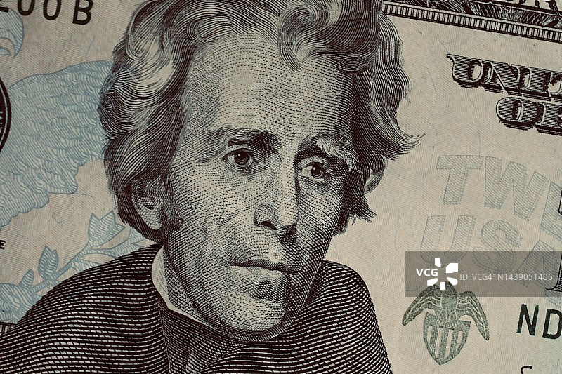 安德鲁·杰克逊肖像图片素材