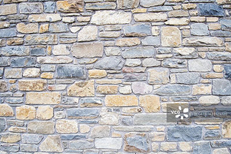 彩色石墙图片素材