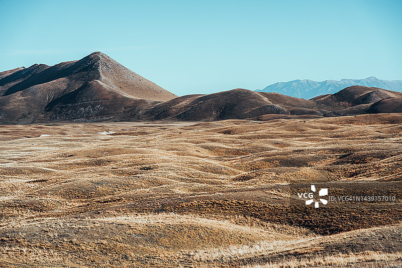 Campo Imperatore：意大利阿布鲁佐Gran Sasso e Monti della Lega国家公园风光图片素材