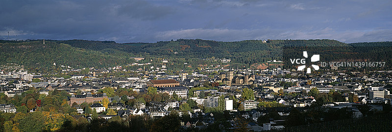 特里尔天际线图片素材