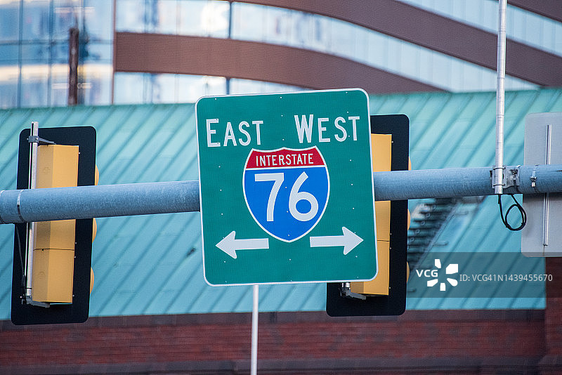 76号州际公路标志图片素材