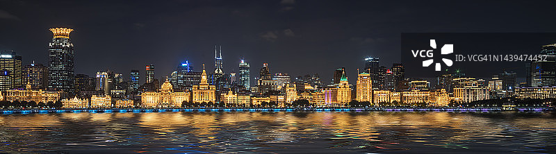 上海外滩全景图片素材