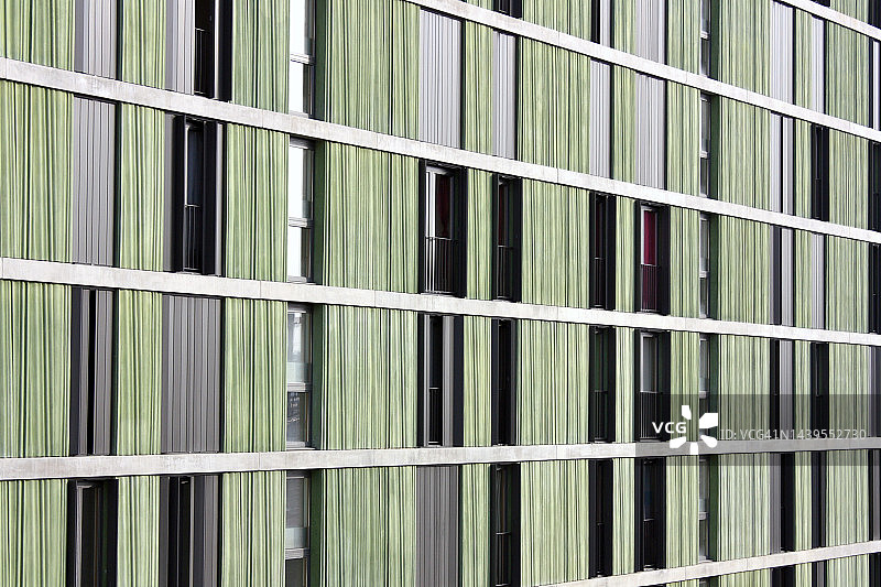 日内瓦的绿色建筑外观图片素材