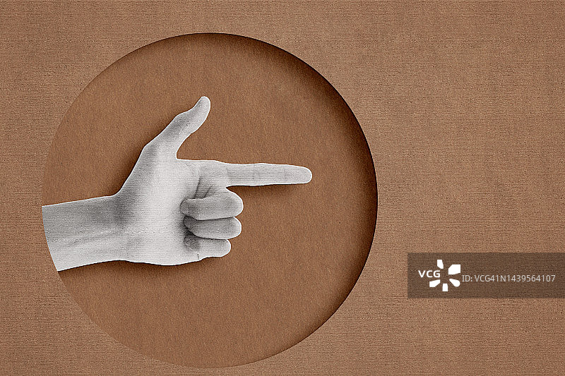 纸上的手枪图片素材