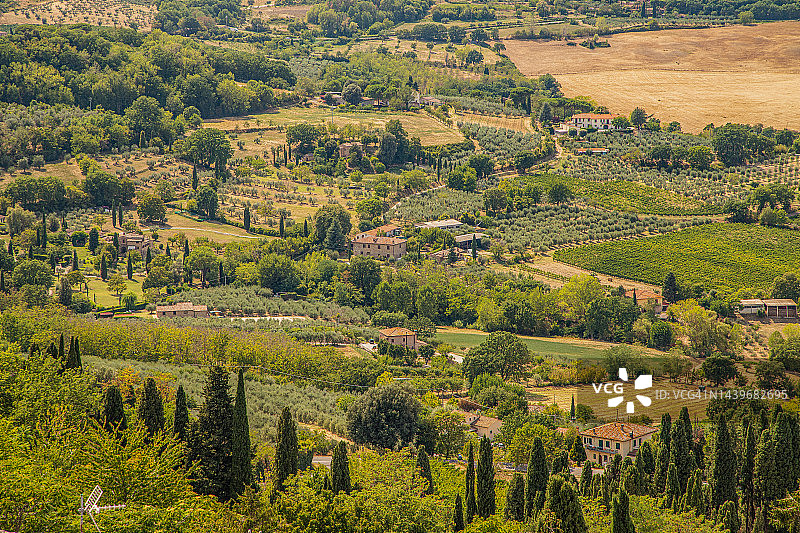 意大利托斯卡纳蒙特普尔恰诺风光图片素材
