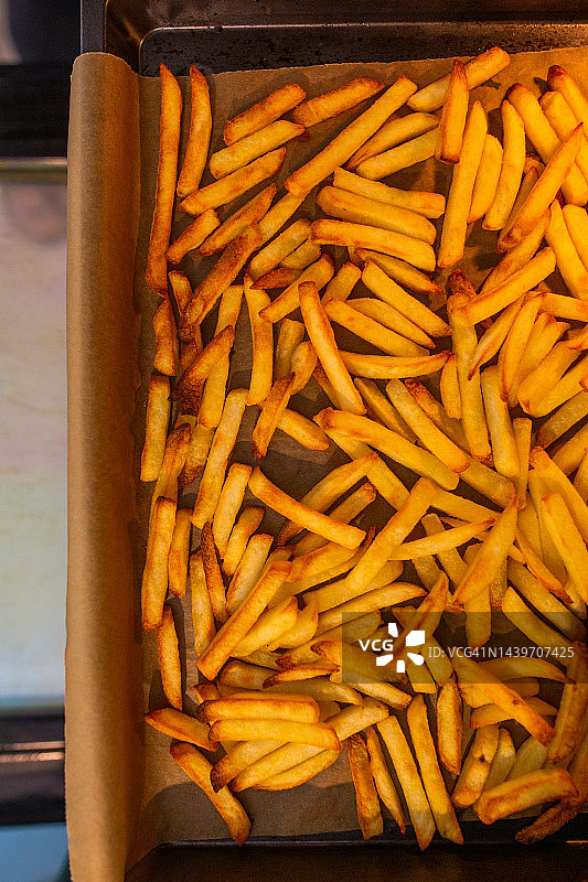 烤箱炸薯条美食图片素材