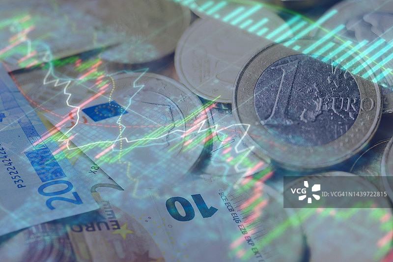 欧元纸币图片素材