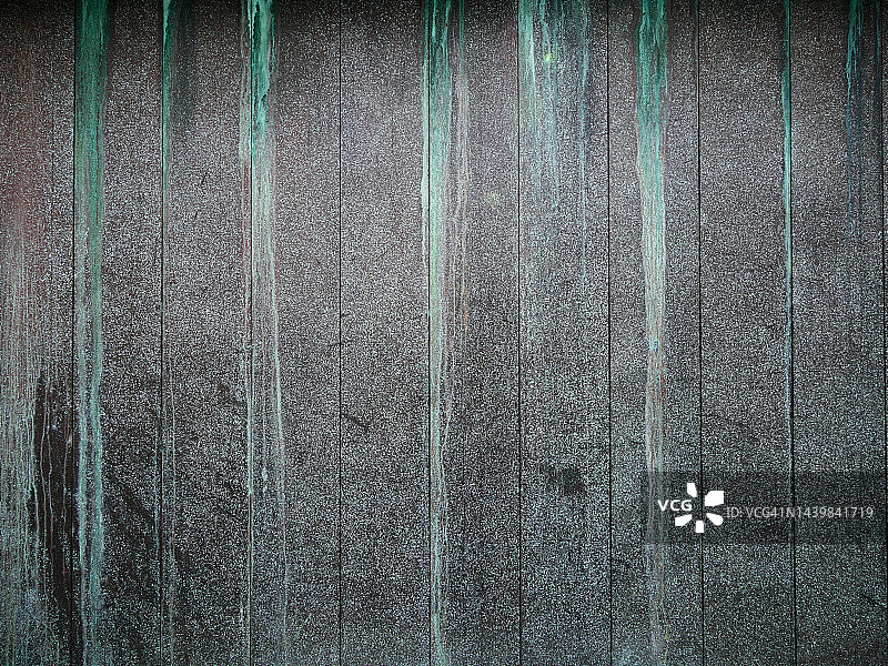 伦敦风化的氧化深灰色金属板墙图片素材