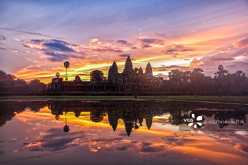 柬埔寨吴哥窟遗址图片素材