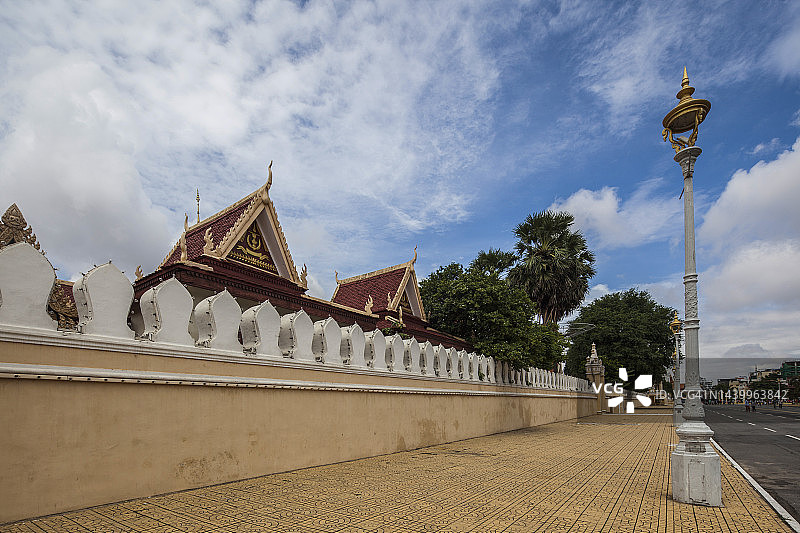 柬埔寨金边的皇宫图片素材