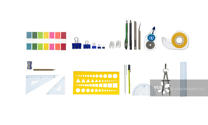 黄色回形针图片素材